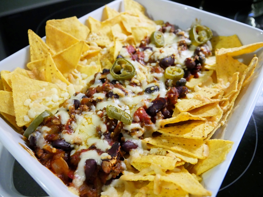 Loaded Vegetarian Chilli Nachos