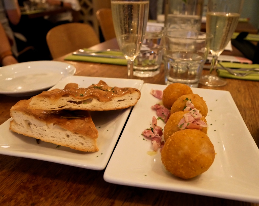 The Focaccia and Fried Balls