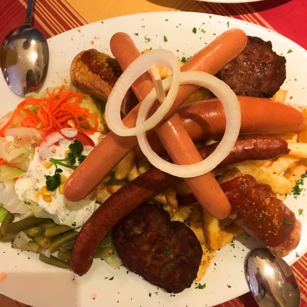 Berliner Plateful of Sausages